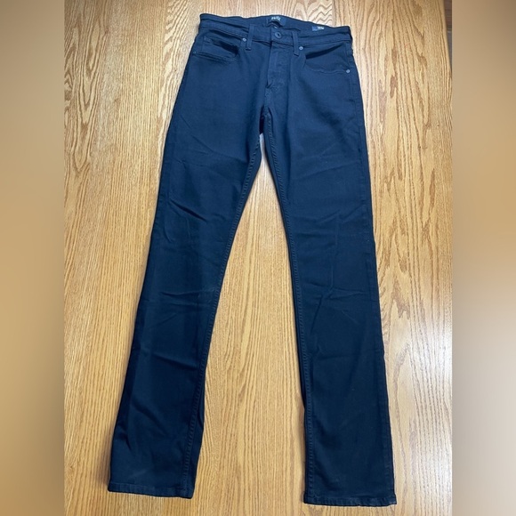 Paige Black Federal Straight leg Stretch Jeans Size 29